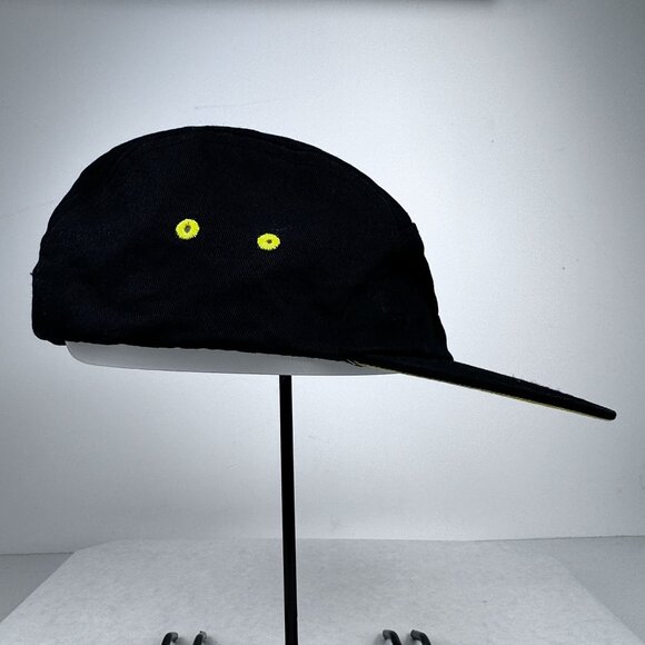Despicable Me Black Adjustable Hat With Minions Logo Yellow Accents Cap Mens M - Picture 3 of 11
